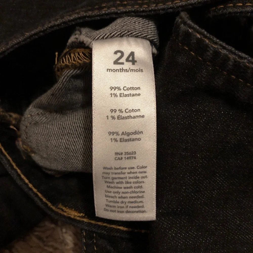 Carter’s Baby Girl or Boy Dark Jean Overalls Size 24 Months - Unbranded